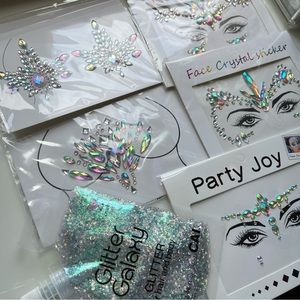 Face/Body Crystal Stickers